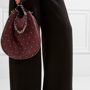 Alexander Wang Studded Large Roxy Hobo Bag Beet Color New With Tags 595